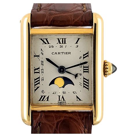 cartier tank mondphase|cartier tank francaise.